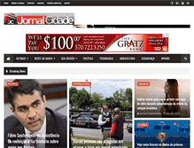 Tablet Screenshot of jornalcidade1.com.br